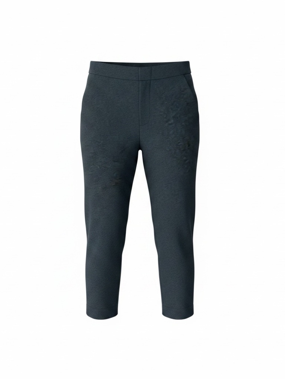 COS Tapered Ankle Pants Sz‎ Small Gray Pockets Wide Elastic Waistband Cotton
